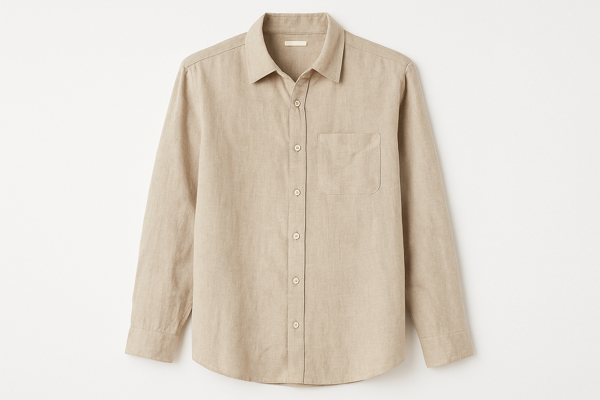 Casual Linen Shirt - Front