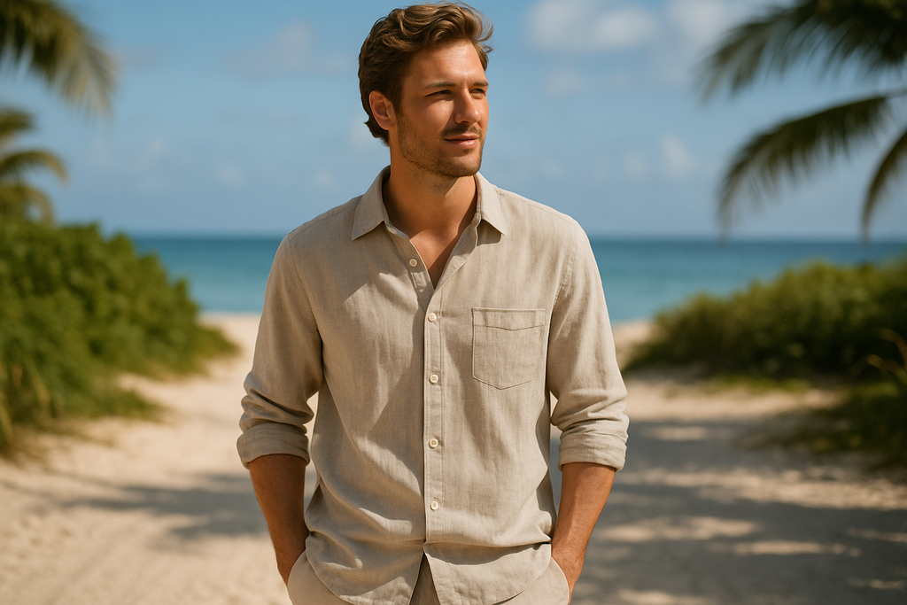 Casual Linen Shirt - Summer