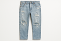 Distressed Light Wash Jeans - Front