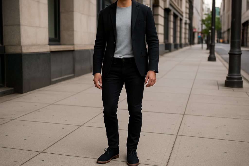 Slim Fit Black Jeans - Lifestyle